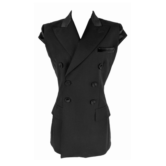 Jean Paul Gaultier Vintage 80s Tuxedo Blazer Vest